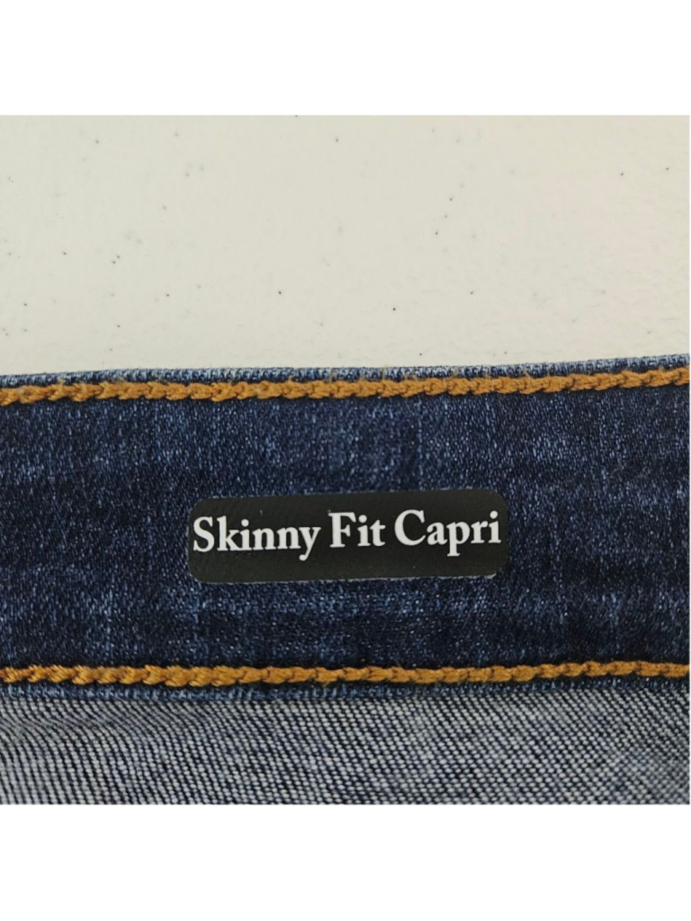 Judy Blue Blue Skinny Fit Capri Jeans 30 Dark Wash Stretchy - Picture 7 of 15